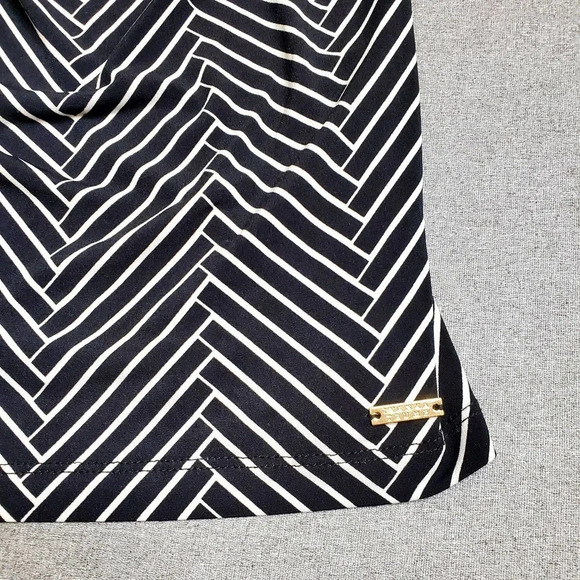 Ivanka Trump Stroped Cowl Neck Top - Picture 2 of 5